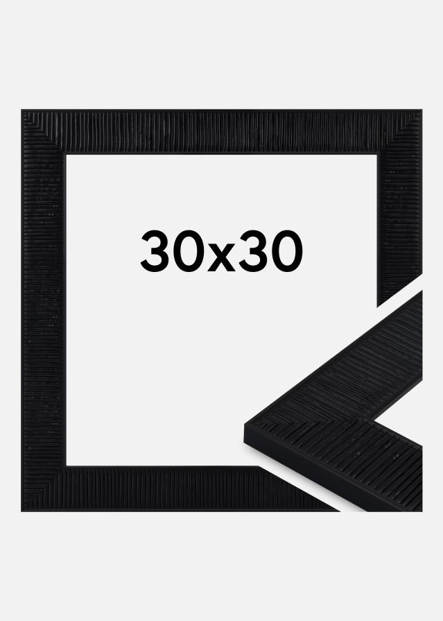 Okvir Lund Akrilno steklo Črna 30x30 cm