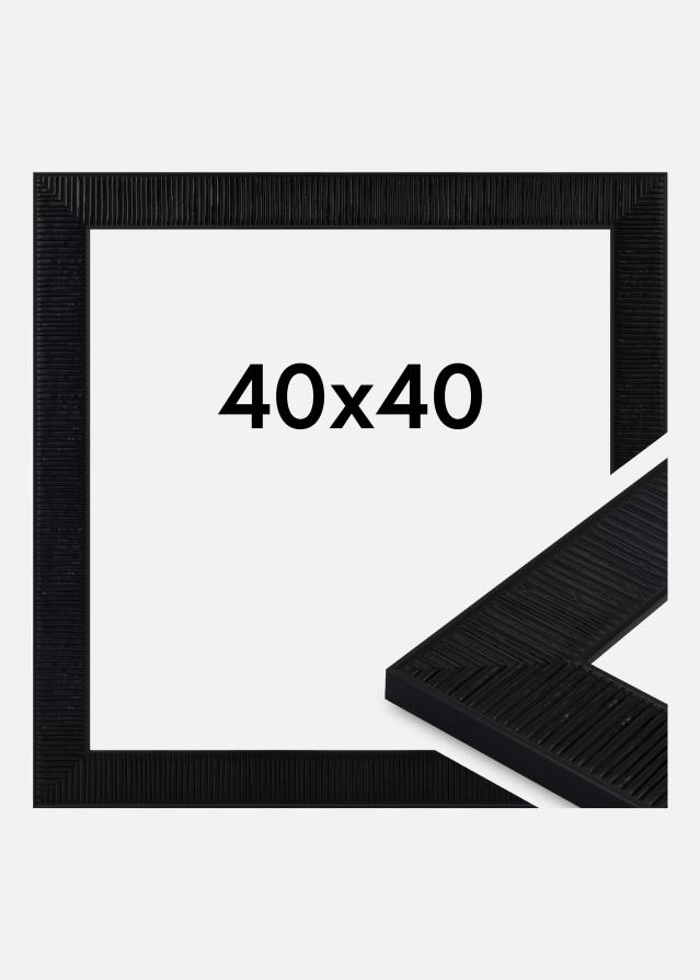 Okvir Lund Akrilno steklo Črna 40x40 cm