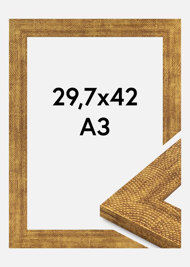 Okvir Linea Akrilno steklo Zlato 29,7x42 cm (A3)