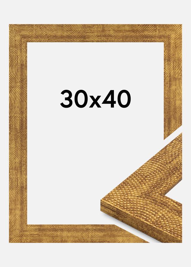 Okvir Linea Akrilno steklo Zlato 30x40 cm