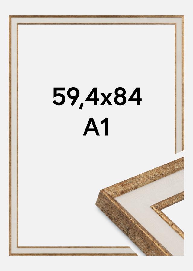 Okvir Dolly Akrilno steklo Zlato 59,4x84 cm (A1)