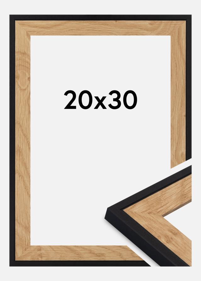 Okvir Iris Akrilno steklo Črna 20x30 cm