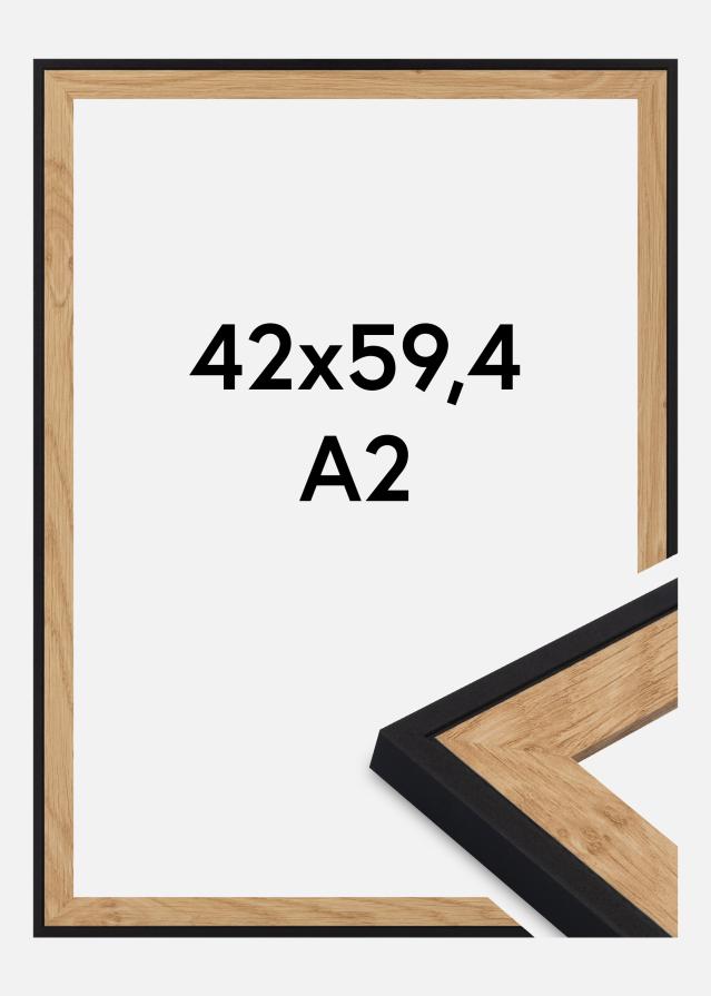 Okvir Iris Akrilno steklo Črna 42x59,4 cm (A2)