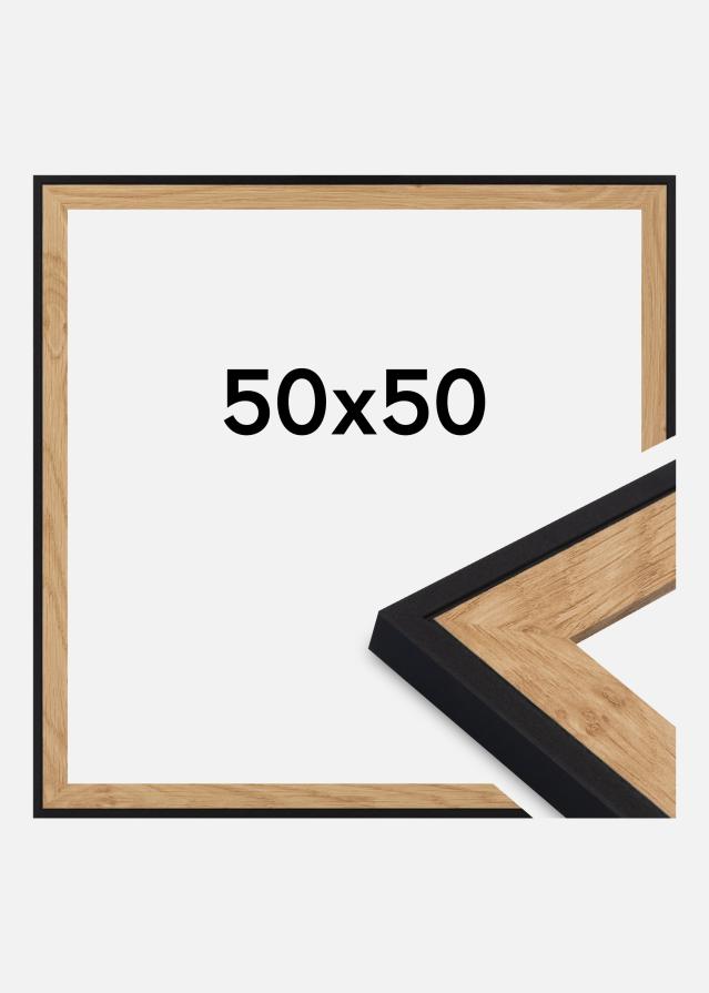 Okvir Iris Akrilno steklo Črna 50x50 cm