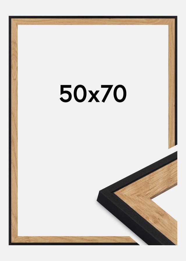Okvir Iris Akrilno steklo Črna 50x70 cm