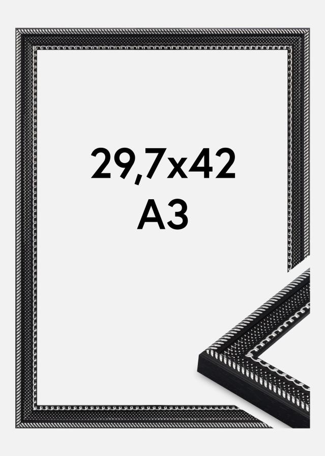 Okvir Trellis Akrilno steklo Črna 29,7x42 cm (A3)
