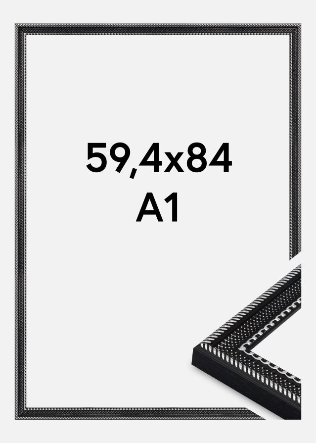 Okvir Trellis Akrilno steklo Črna 59,4x84 cm (A1)