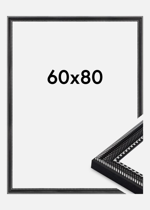 Okvir Trellis Akrilno steklo Črna 60x80 cm