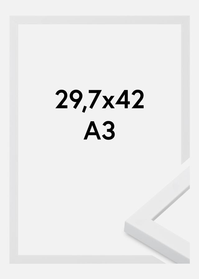 Okvir Oban Akrilno steklo Bela 29,7x42 cm (A3)