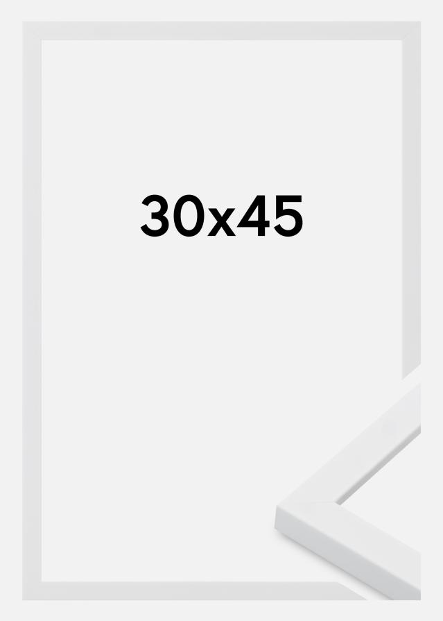 Okvir Oban Akrilno steklo Bela 30x45 cm