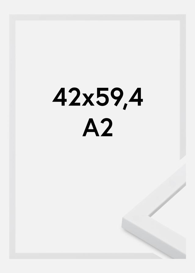 Okvir Oban Akrilno steklo Bela 42x59,4 cm (A2)