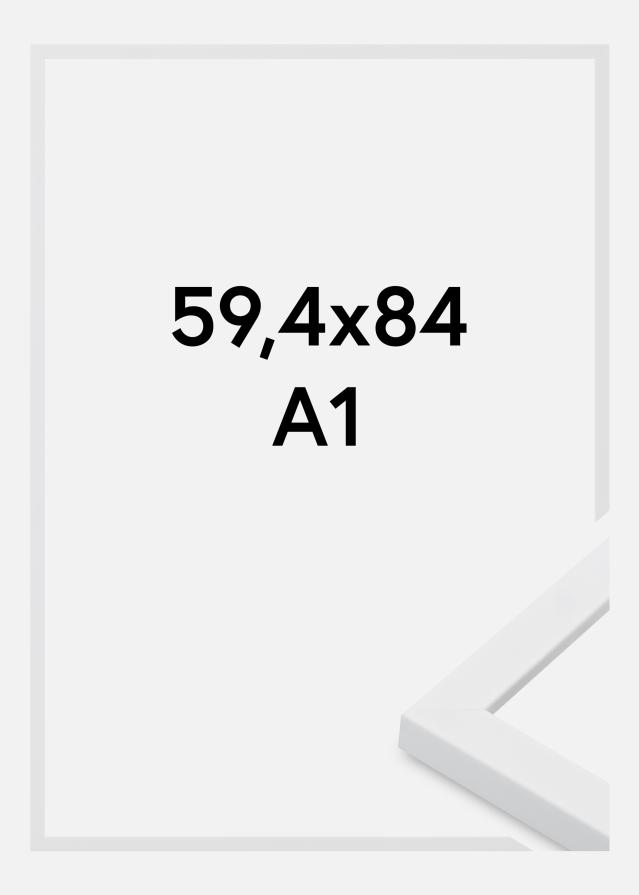 Okvir Oban Akrilno steklo Bela 59,4x84,1 cm (A1)