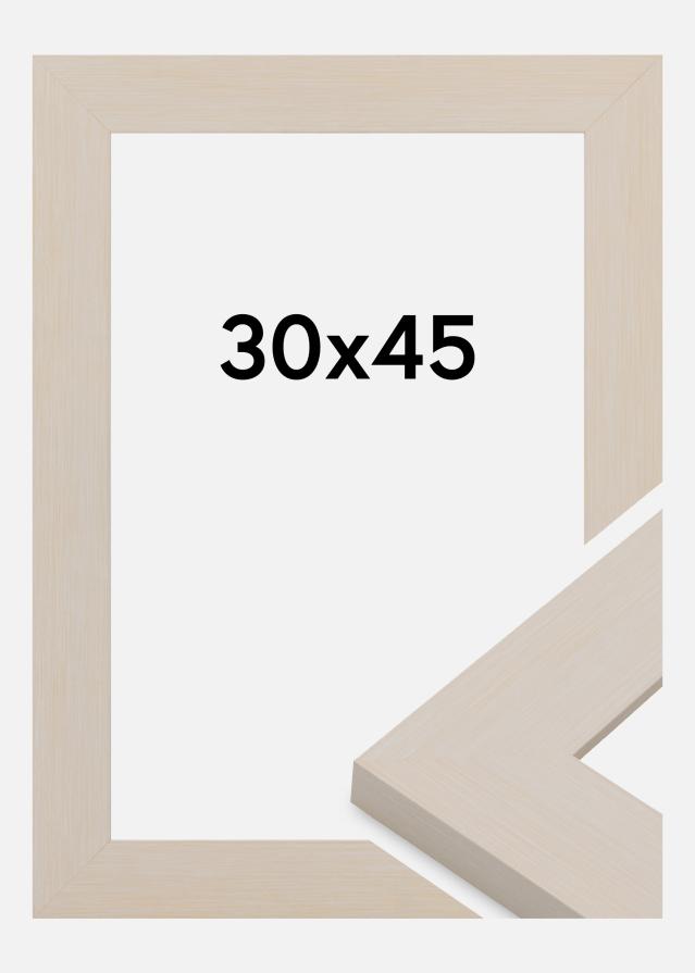 Okvir Pembrokeshire Akrilno steklo Bela 30x45 cm