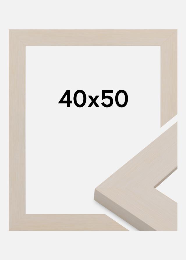Okvir Pembrokeshire Akrilno steklo Bela 40x50 cm