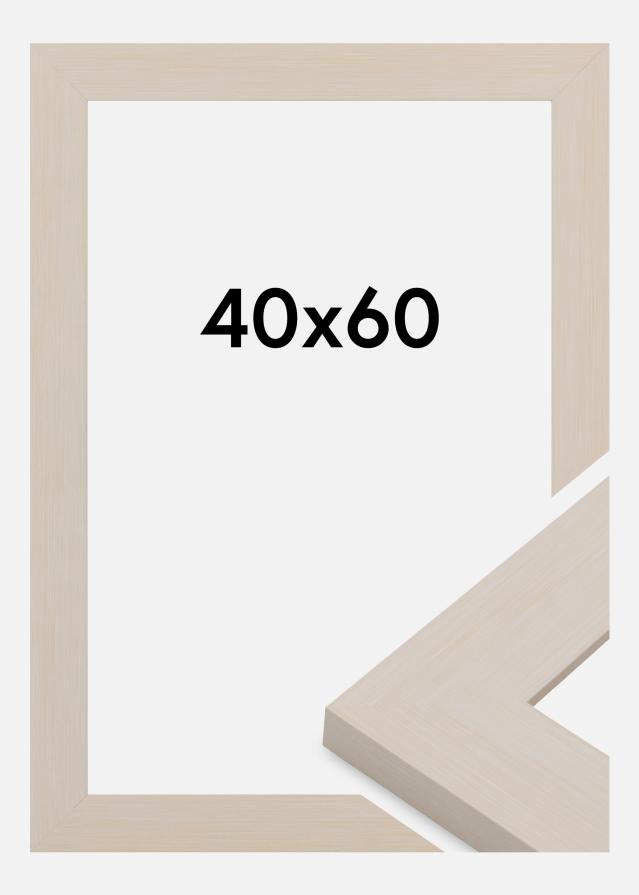 Okvir Pembrokeshire Akrilno steklo Bela 40x60 cm