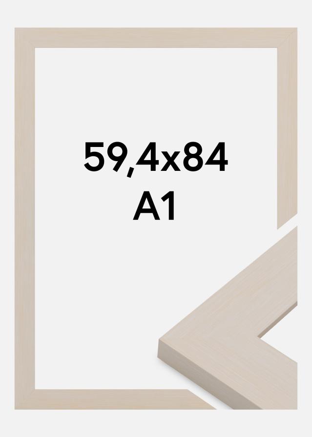 Okvir Pembrokeshire Akrilno steklo Bela 59,4x84,1 cm (A1)