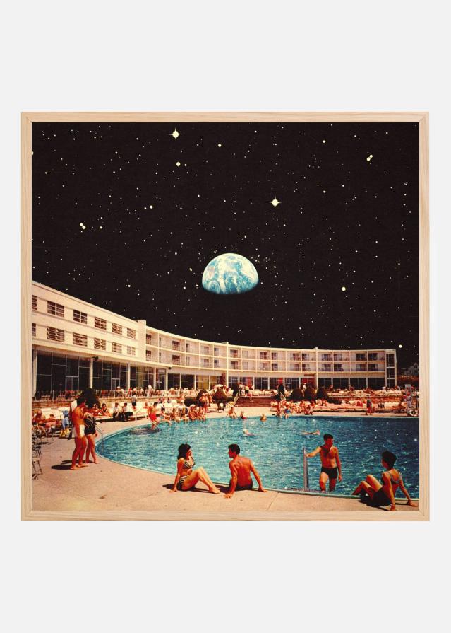 Lunar Pool Poster