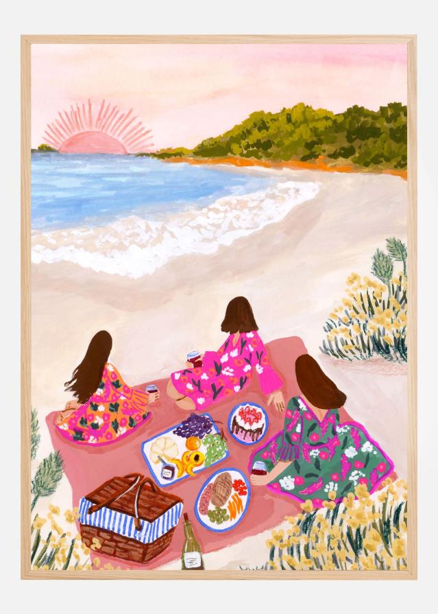 Beach Picnic Poster