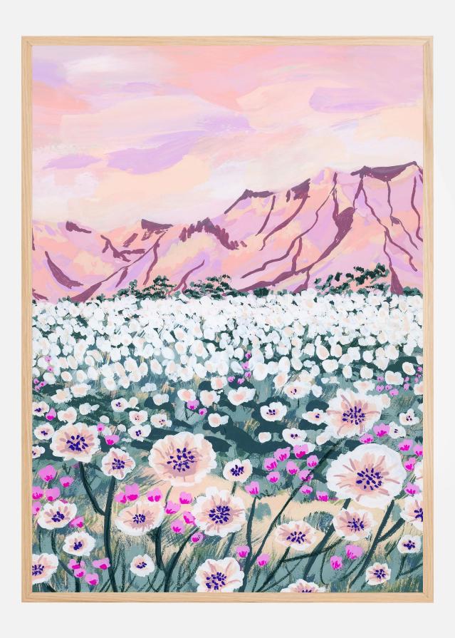 Pink Desert Poster