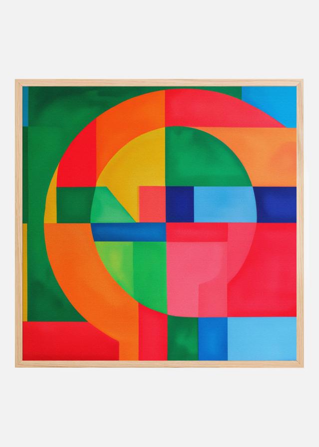 Colorful Geometry Poster