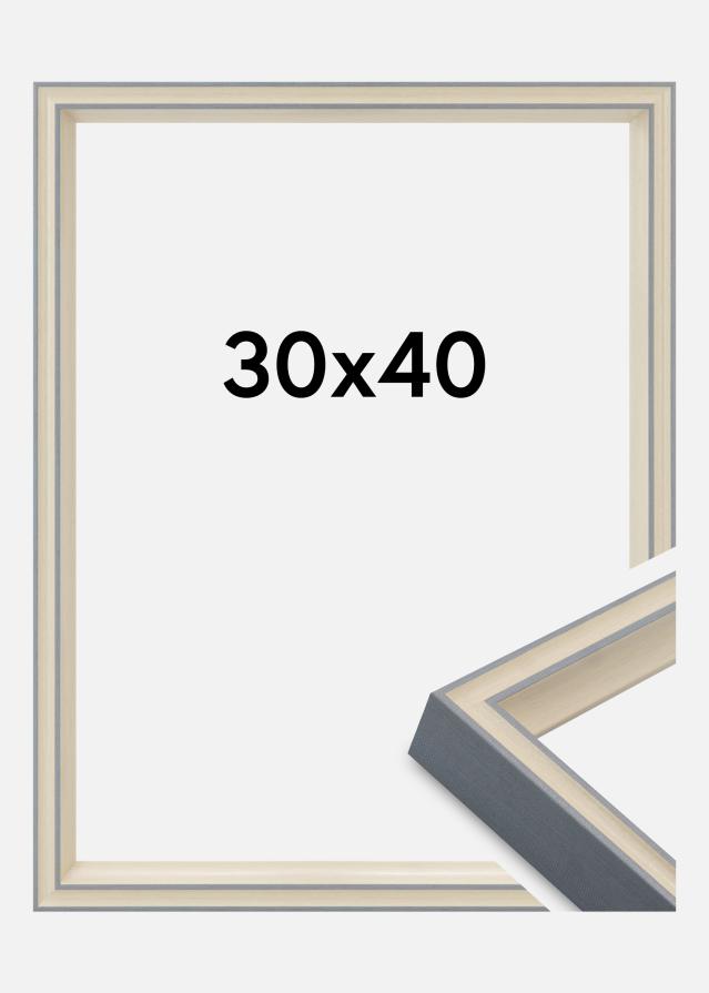 Okvir Riga Akrilno steklo Siva 30x40 cm
