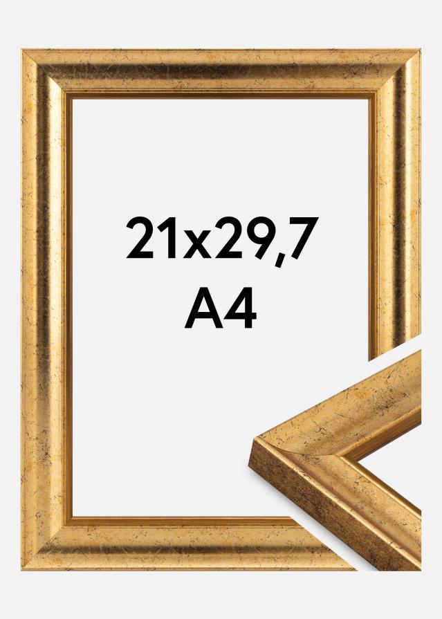 Okvir Conca Akrilno steklo Zlato 21x29,7 cm (A4)