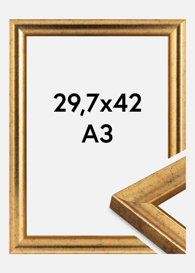 Okvir Conca Akrilno steklo Zlato 29,7x42 cm (A3)
