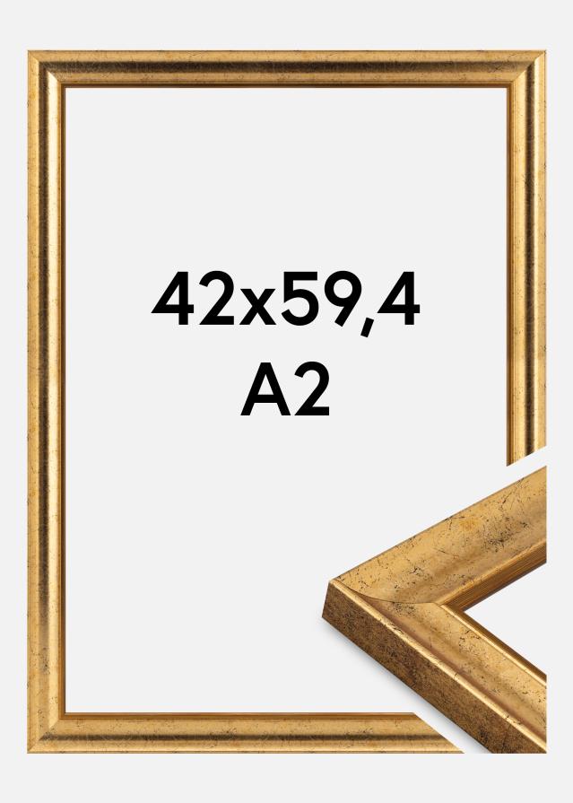 Okvir Conca Akrilno steklo Zlato 42x59,4 cm (A2)