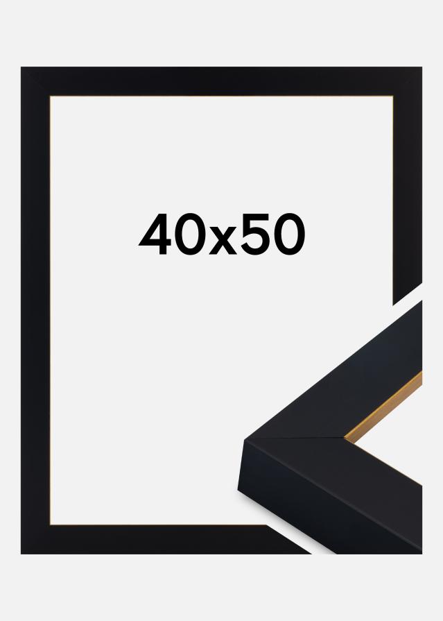 Okvir Sussex Akrilno steklo Črna/Zlata 40x50 cm
