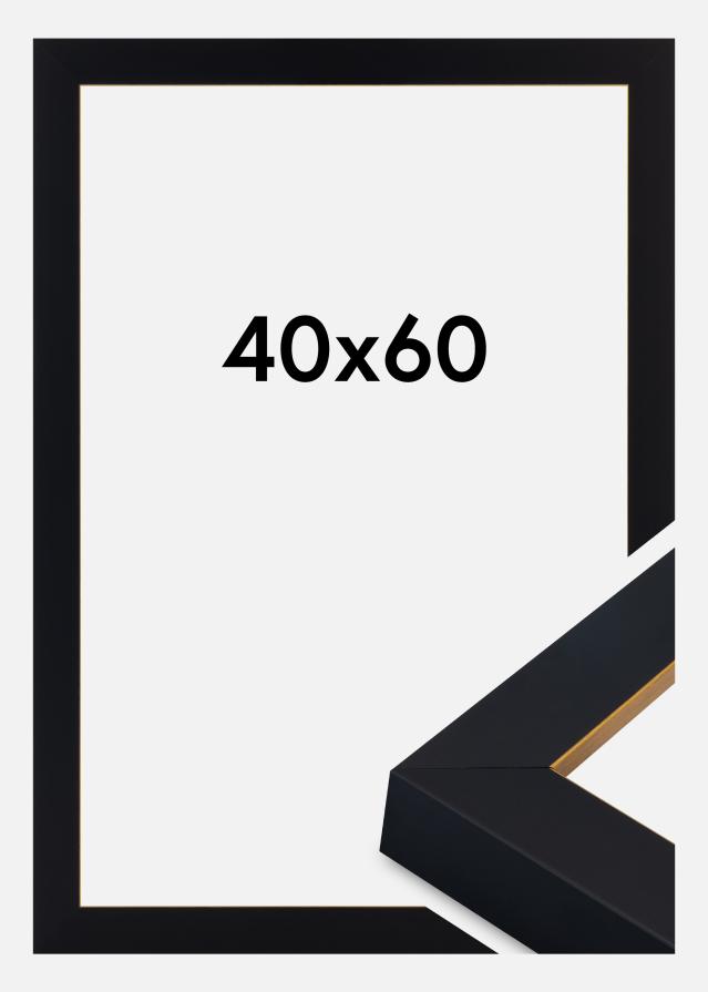 Okvir Sussex Akrilno steklo Črna/Zlata 40x60 cm