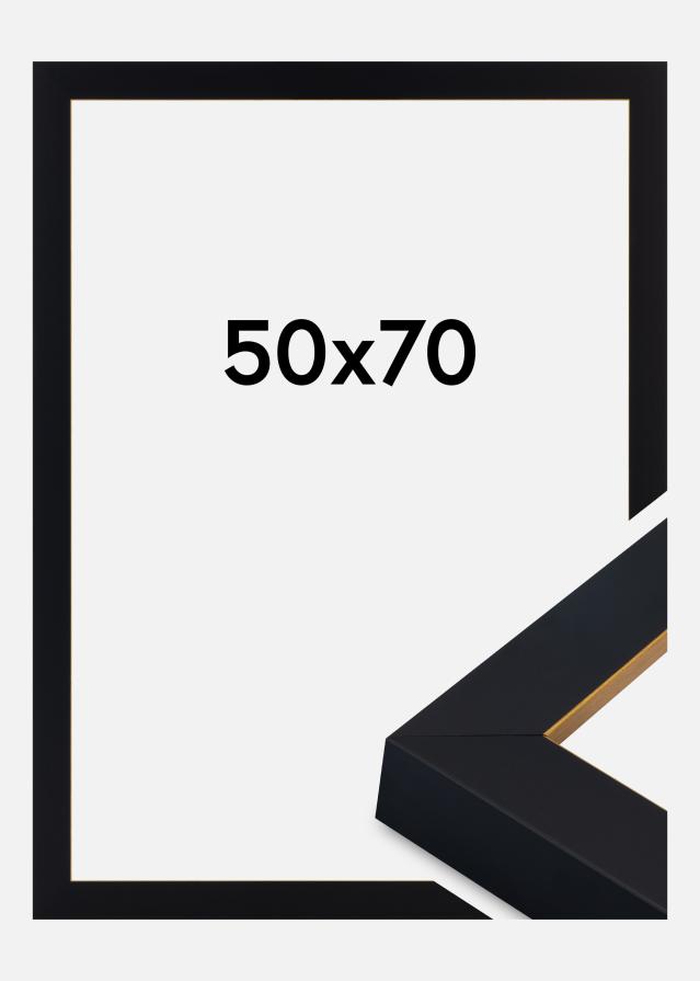 Okvir Sussex Akrilno steklo Črna/Zlata 50x70 cm