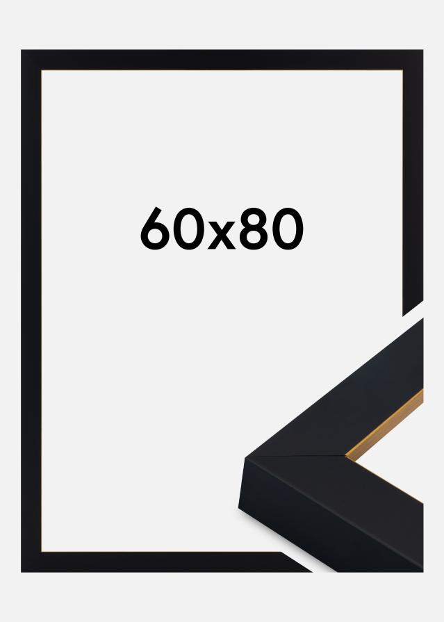 Okvir Sussex Akrilno steklo Črna/Zlata 60x80 cm