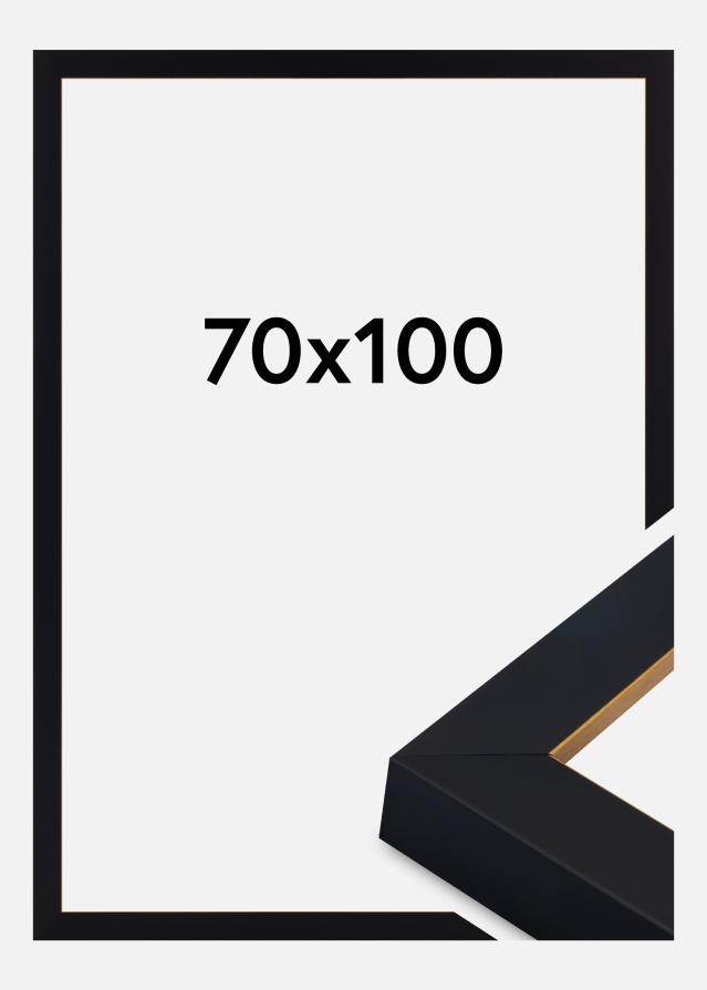 Okvir Sussex Akrilno steklo Črna/Zlata 70x100 cm
