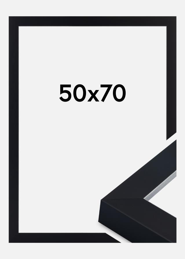 Okvir Sussex Akrilno steklo Črna/Srebrna 50x70 cm