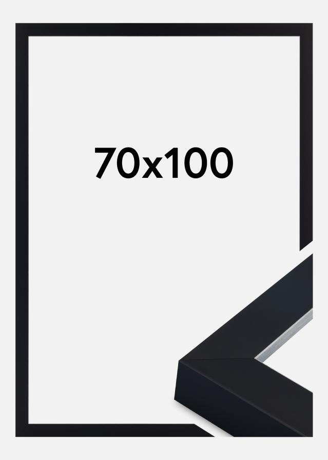 Okvir Sussex Akrilno steklo Črna/Srebrna 70x100 cm