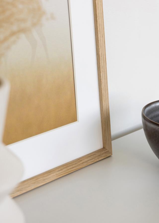 Okvir Edsbyn hrast 17x23 cm - Paspartȗ bel 3x5 inches