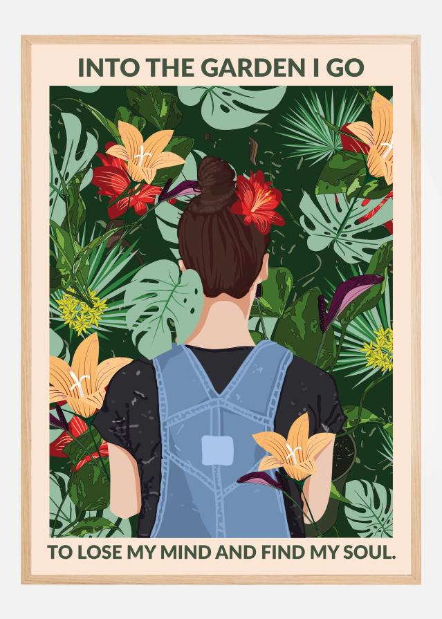 Into the Garden Standard Wall Art Poster