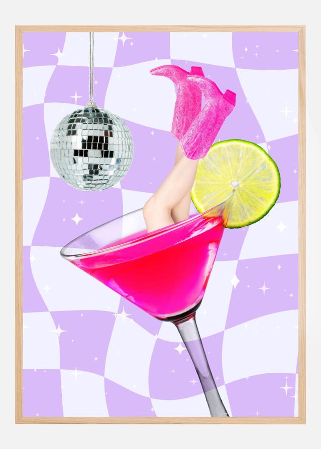 Disco Drink Delight Poster
