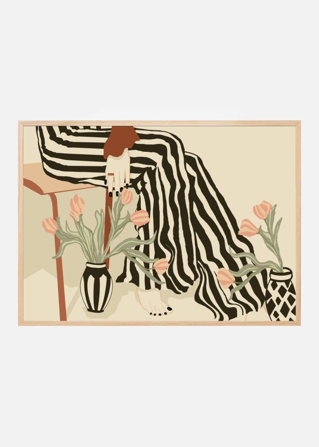 Tulips By My Feet Poster