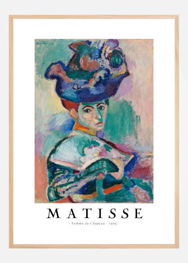 Woman With Hat 1905 - Henri Matisse Poster