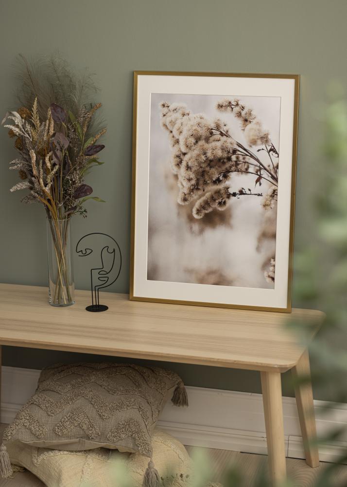 Okvir Edsbyn zlato 40x45 cm - Paspartȗ Bela 28x34 cm