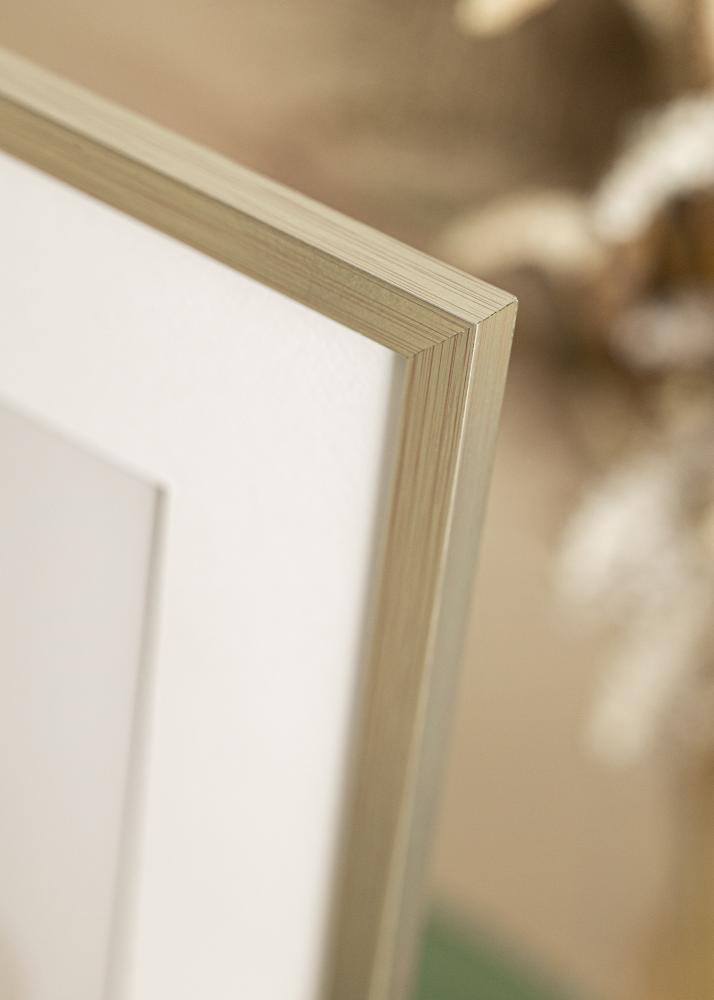 Okvir Edsbyn Srebrna 40x45 cm - Paspartȗ Bela 11x13 inches