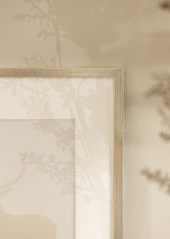 Okvir Edsbyn Srebrna 40x45 cm - Paspartȗ Bela 11x13 inches