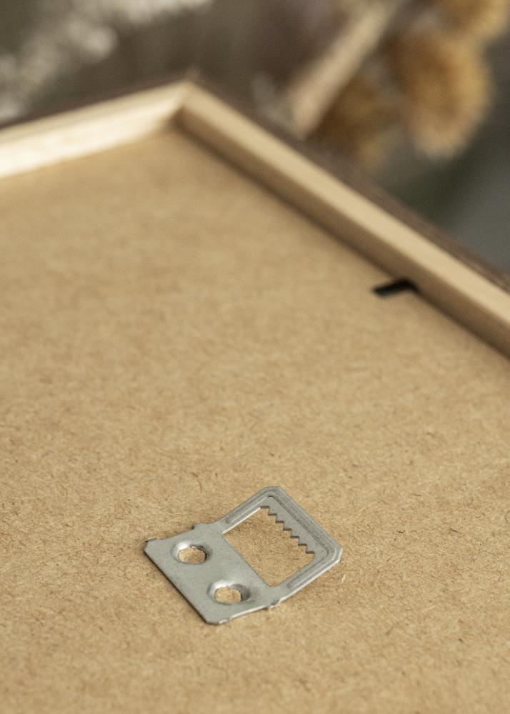 Okvir Stilren hladno rjava 50x70 cm - Paspartȗ Bela 15x23 inches