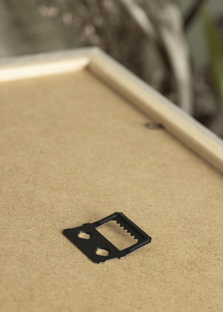 Okvir Stilren svetlo siv hrast 40x50 cm - Paspartȗ bel 12x15 inches