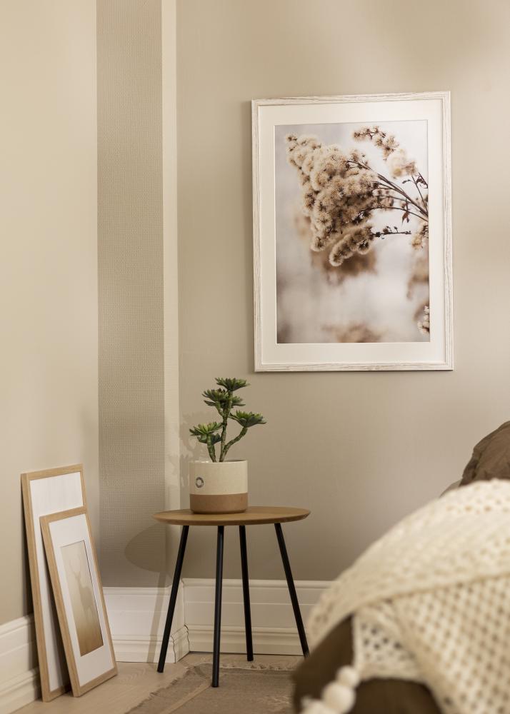 Okvir Stilren Vintage Bela 70x100 cm - Paspartȗ Bela 62x93 cm