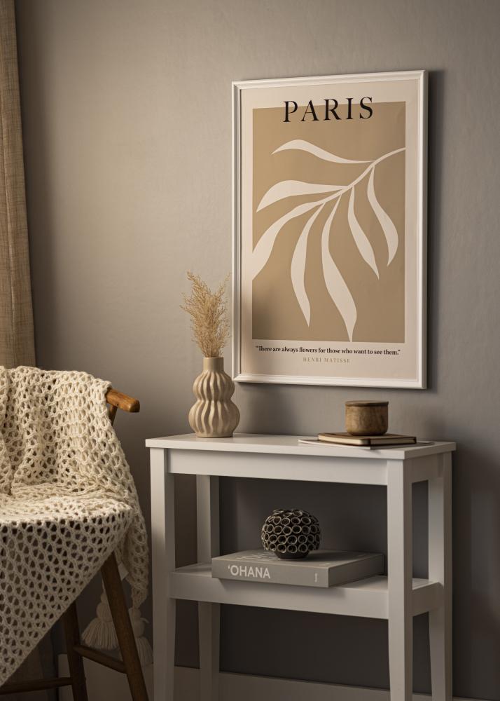 Okvir Gala Bela 13x18 cm - Paspartȗ Bela B7 88x125 mm