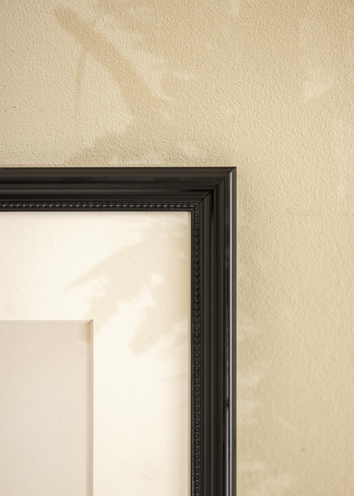 Okvir Gala črna 13x18 cm - Paspartȗ Bela B7 88x125 mm