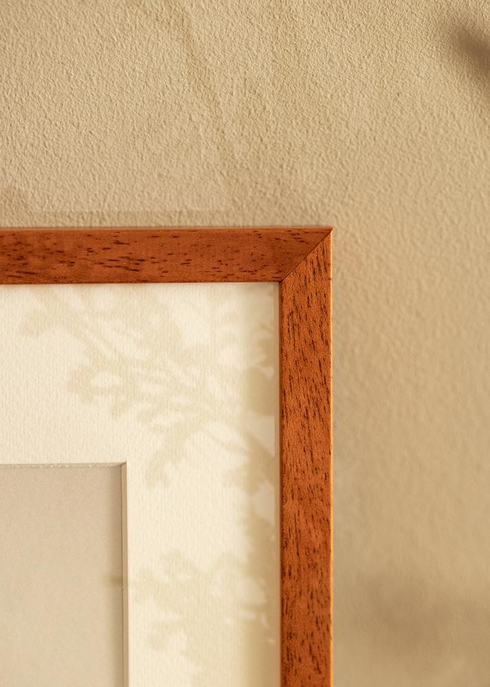 Okvir Ares Češnja 40x40 cm - Paspartȗ Bela 29x29 cm