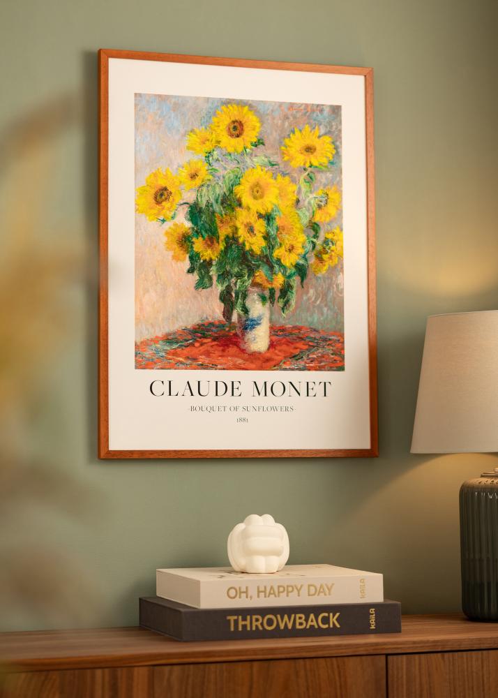 Okvir Ares Češnja 40x40 cm - Paspartȗ Bela 29x29 cm